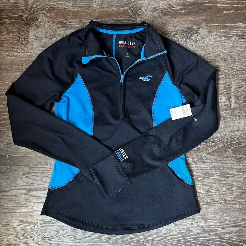 Hollister girls quarter zip up